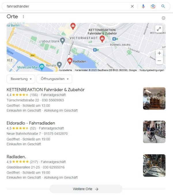 Website erstellen und Local SEO für Fahrradhändler Website erstellen und Local SEO für Fahrradhändler