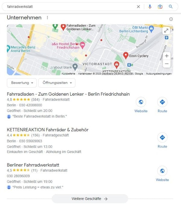 Website erstellen und Local SEO für Fahrradwerkstätten Website erstellen und Local SEO für Fahrradwerkstätten