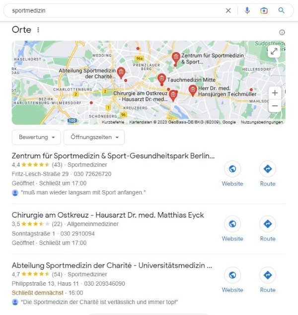 Website erstellen und Local SEO für Sportmediziner. Website erstellen und Local SEO für Sportmediziner