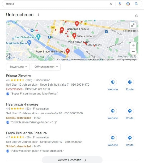 Website erstellen für Friseur Local SEO Website erstellen für Friseur Local SEO