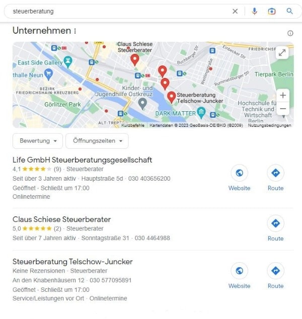 Website erstellen und Local SEO für Steuerberatung Website erstellen und Local SEO für Steuerberatung