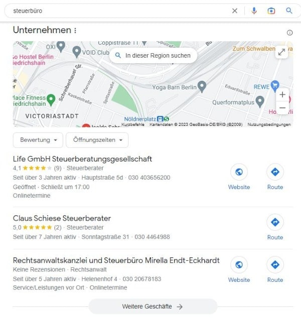 Website erstellen und Local SEO für Steuerbüro Website erstellen und Local SEO für Steuerbüro