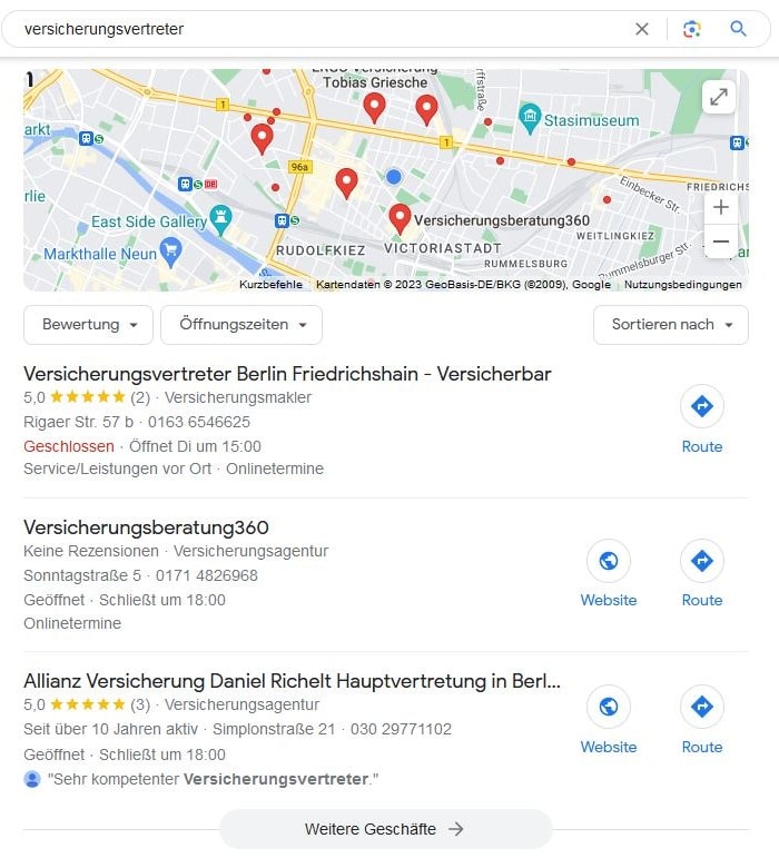 Website erstellen und Local SEO für Versicherungsvertreter Website erstellen und Local SEO für Versicherungsvertreter