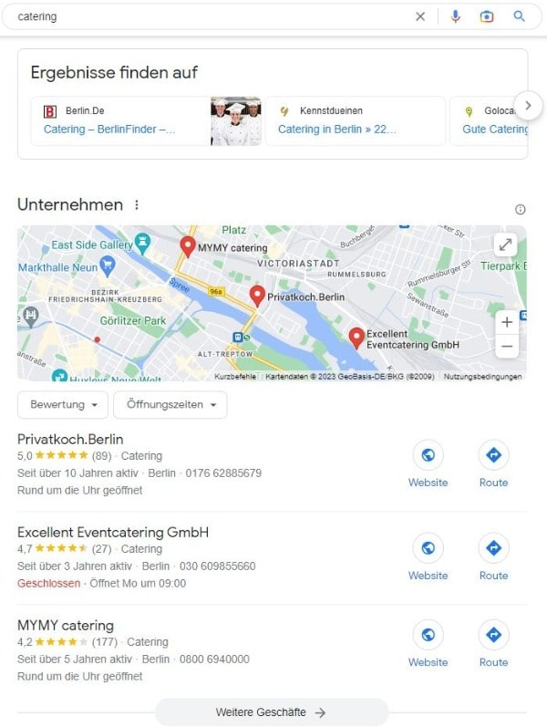 Website erstellen und Local SEO Restaurants für "Catering" Website erstellen und Local SEO Restaurants für "Catering"