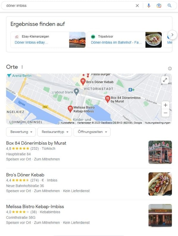 Website erstellen und Local SEO Restaurants für "Döner Imbiss" Website erstellen und Local SEO Restaurants für "Döner Imbiss"