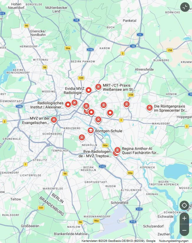 Local SEO für Röntgenaufnahme